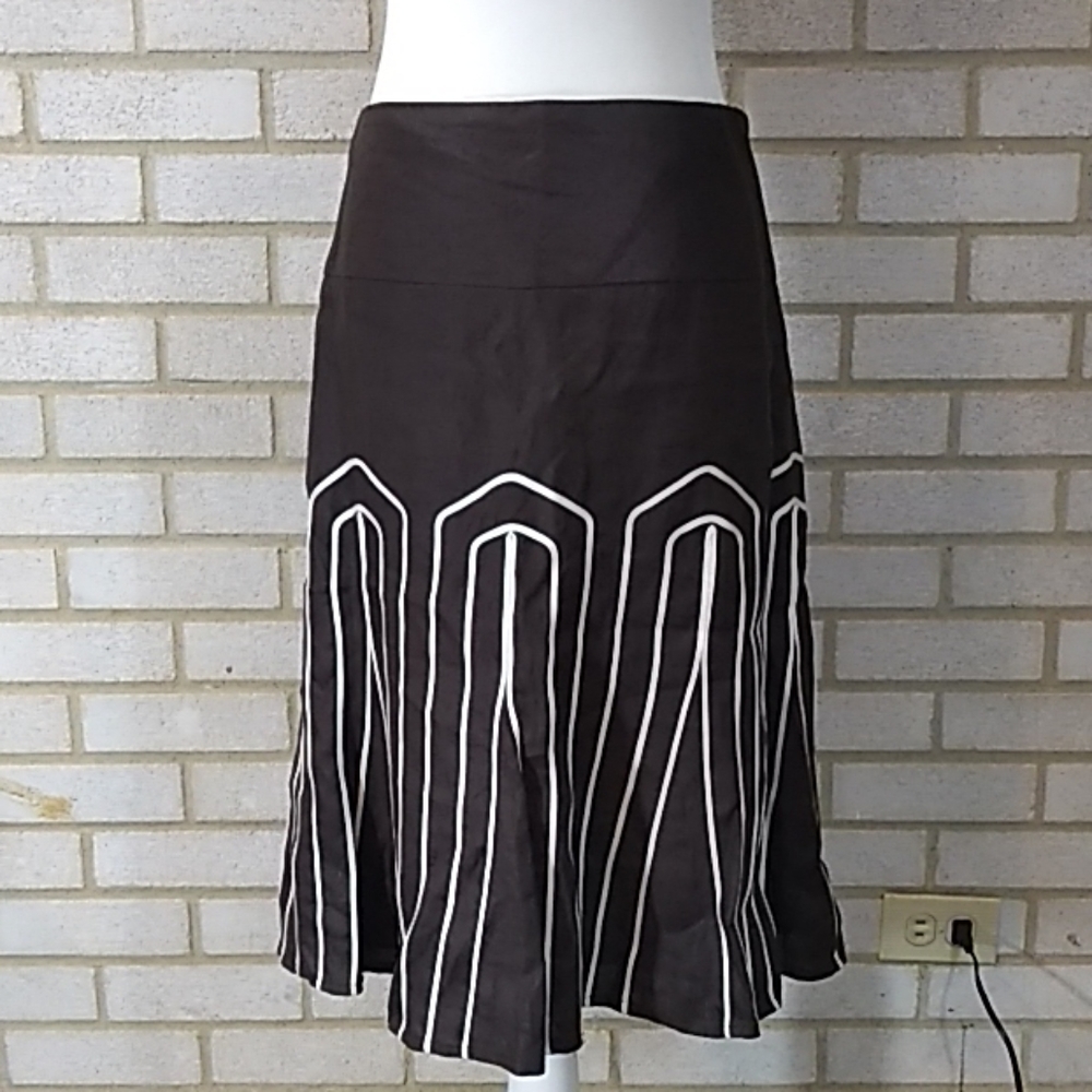 NWT Worthington 100% Linen Skirt Size 12
